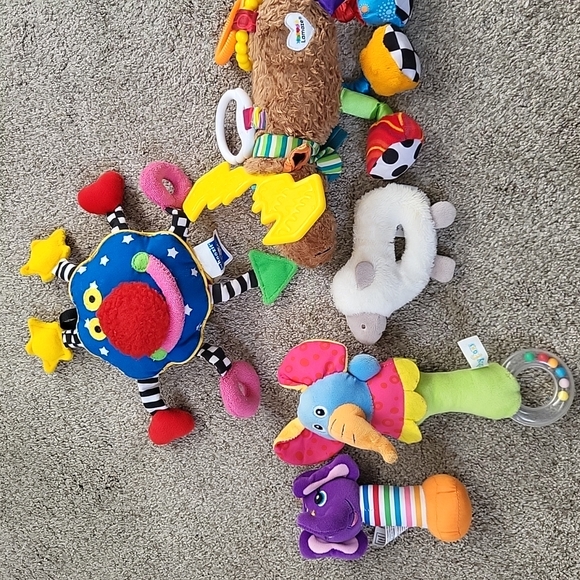 Toys | 5 Colorful Infanttoddler Rattles Toy Set | Poshmark